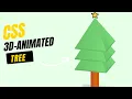 Animated Tree using Html CSS Only CSS 3D Animation Effects