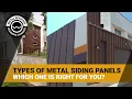8 Types of Metal Siding And Metal Wall Panels Which Is Right For Your House
