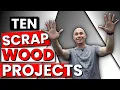 10 AMAZING Scrap Wood Project Ideas Beginner Woodworking Projects