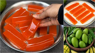 রোদে শুকানো ছাড়া ১০ মিনিটে কাঁচা আমের ম্যাঙ্গো বার / আমসত্ত্ব | Instant Mango Bar | Aam Sotto Recipe