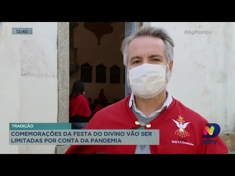 Comemorações da Festa do Divino vão ser limitadas por conta da pandemia