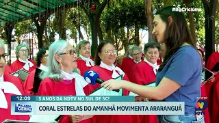 Equipe da NDTV esteve ao vivo direto de Araranguá com entrevistas e novidades