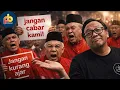 Lagu Marah betul pimpinan Umno ke Dap sebab menganjing Najib, tapi berani ke mereka tarik balik sokongan?