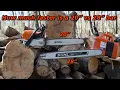 Real world test of a 28 bar VS a 20 bar Stihl MS362C with barkbox