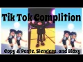Copy And Paste Slender And Bloxy Roblox Tik Tok Edits
