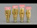 How to Measure Thread Sizes NPT Fittings Flare Fittings and Compression Fittings
