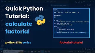 Calculate Factorials in Python in Under 3 Minutes