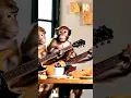 Lagu viral monyet main gitar di cafe Russia #shorts #monyet #monkey #regarstudios
