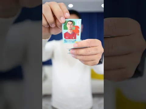 Abrí sobres del álbum del mundial hasta encontrar a Cristiano Ronaldo ￼#mundial #soccer #cr7 #futbol