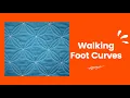 Walking Foot Curves Quilting a curved design using your walking foot