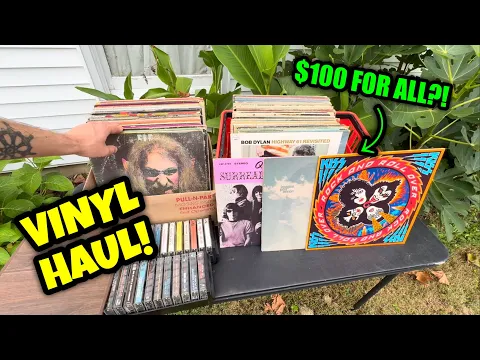 I Bought His Entire Record Collection!! Classic Rock VINYL Haul!