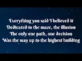 Highest Building - Flume feat. Oklou Lyrics