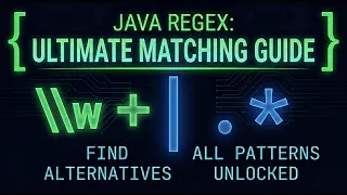 Java Regex Master the Basics in 3 minutes