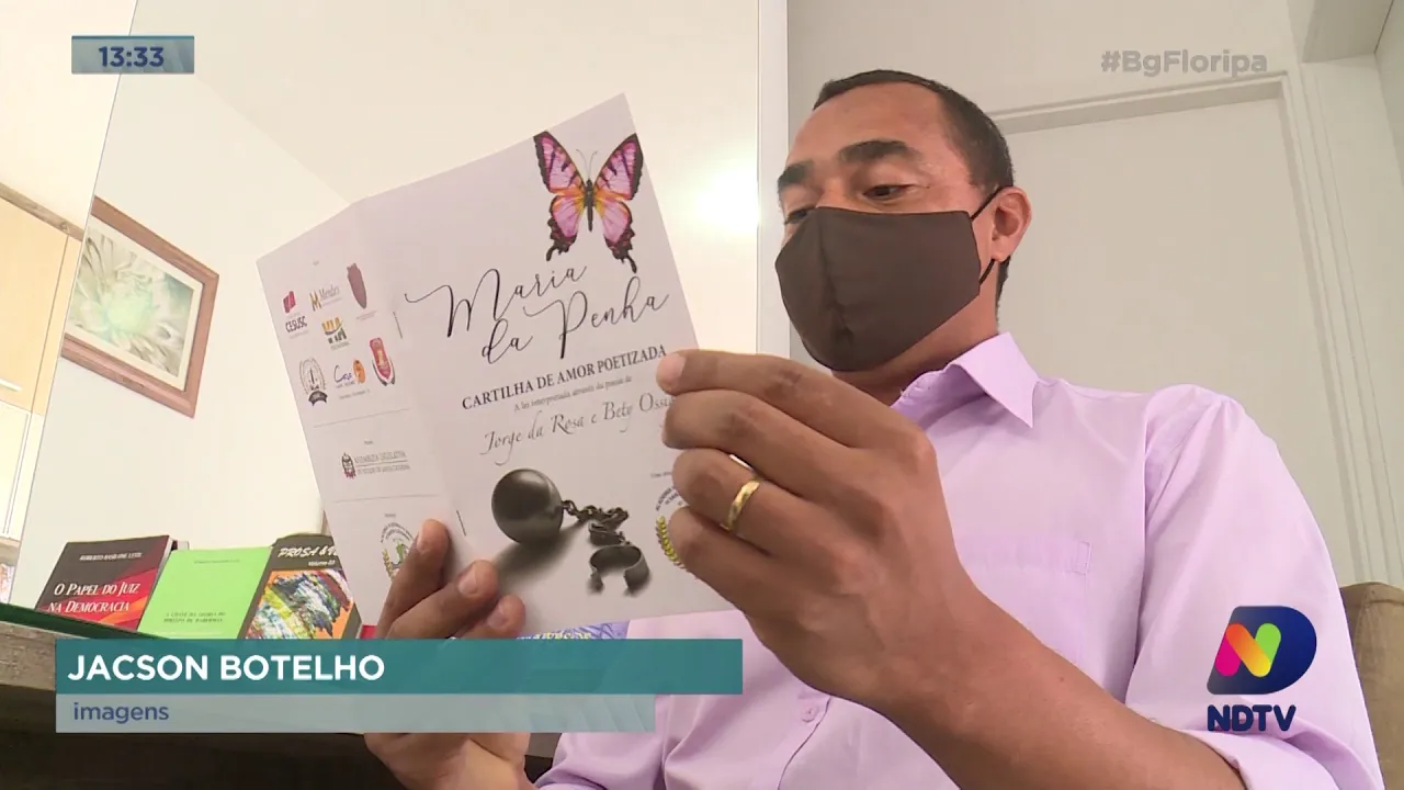 Escritor catarinense transforma artigos da Lei Maria da Penha em poesias