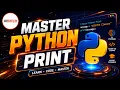 Master Python Output Statements print f-strings Formatting