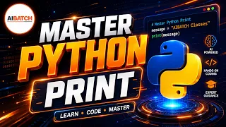Master Python Output Statements print f-strings Formatting