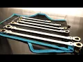 DURATECH Extra Long Anti-Slip Flex-Head Ratcheting Wrench Set
