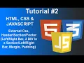 External CSS Margin Padding Tutorial HTML CSS Javascript