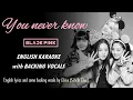 Download Lagu BLACKPINK - YOU NEVER KNOW - ENGLISH KARAOKE with BACKING VOCALS