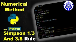 Python Code of Simpson s and Rule Numerical Integration