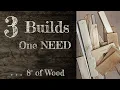 Download Lagu 1 BUILD, 3 WAYS, 8 INCHES of Wood: Easy Scrap Wood Project that Leaves the Door Open