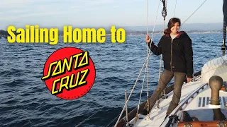 Sailing to Santa Cruz | Monterey Bay | Sailing Avocet