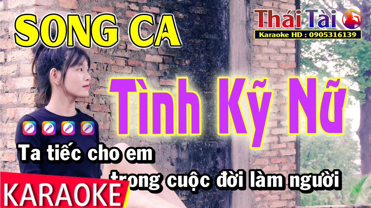 Karaoke Tình Kỹ Nữ Song Ca | Thái Tài