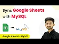 Google Sheets to MySQL Send Data from Google Sheets to MySQL Database