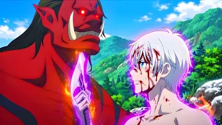 شاب بيموت وبينتقل لعالم تاني لكنه يخفي عن الجميع انه يمتلك قوه ملك الشياطين الاسطوريه || ملخص انمي