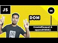 Create and append element in JavaScript How to dynamically create html Element in javascript