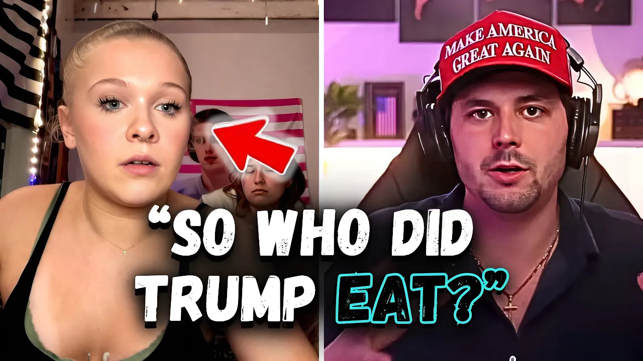 Leftist Karen Calls Trump A Cannibal... HUGE MISTAKE!