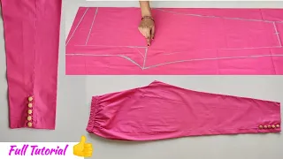 very easy pant trouser cutting and stitching womens pant cutting and stitching palazzo pant