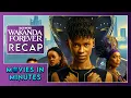 Black Panther Wakanda Forever in Minutes Recap