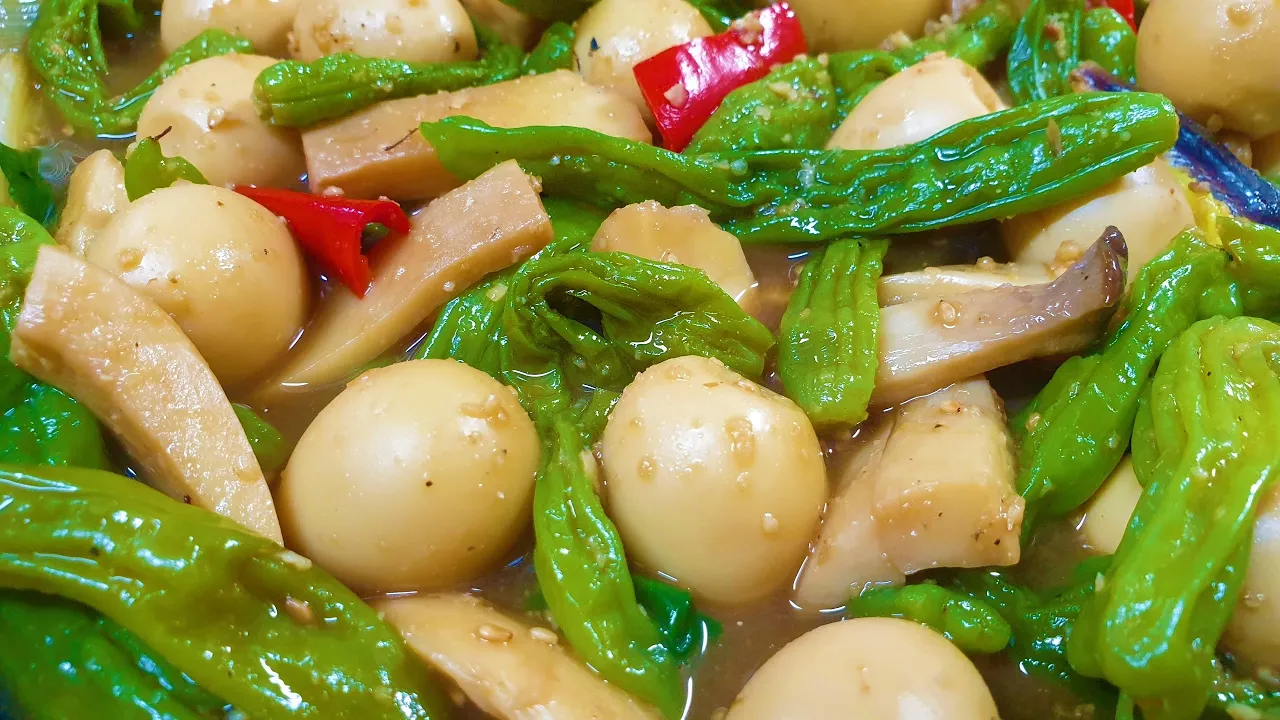 꽈리고추 메추리알 장조림