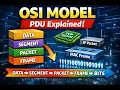 OSI Model Explained with PDU information Data Segment Packet Frame Bits CCNA CCNP Cisco