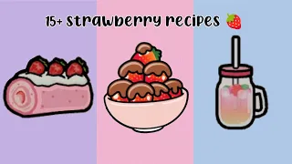 Nuevas 15 recetas de fresas en tocaboca recetas de comida tocaboca