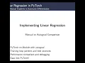 DL2 2 Coding in PyTorch Linear Regression with Autograd
