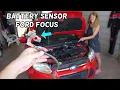 FORD FOCUS BATTERY SENSOR REPLACEMENT WHERE IS BATTERY SENSOR