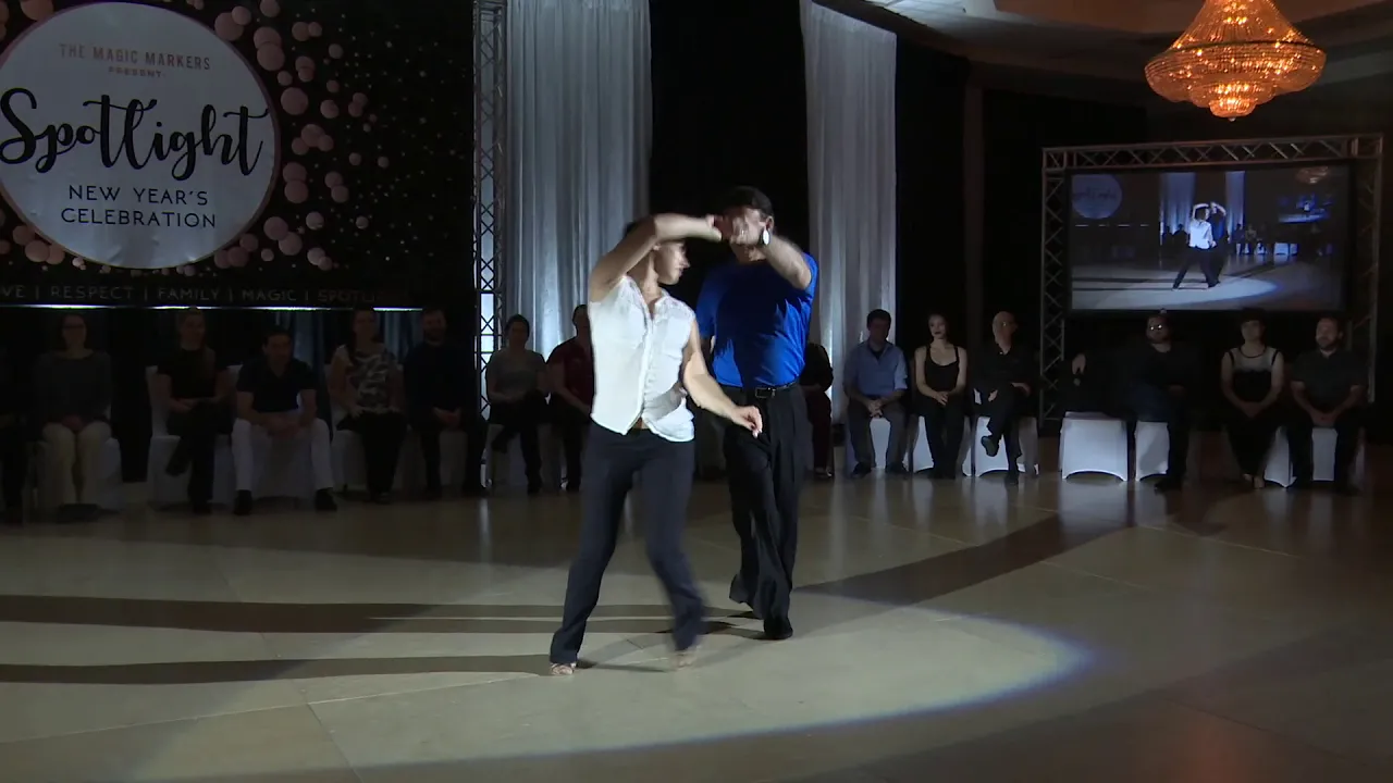 Spotlight New Years 2018 2019 Novice Jack & Jill Steve Carroll & Alena Zhuravleva