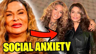 tina knowles reacts to claims that beyonce is struggling with social anxiety