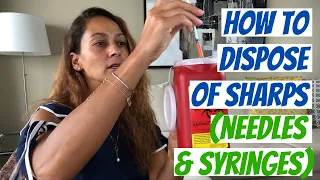 How to Dispose of Sharps Needles Syringes