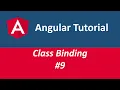 Angular 8 - tutorial Class Binding