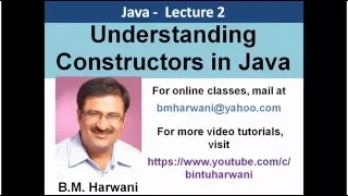Understanding Constructors In Java In English