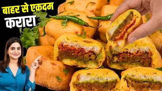 एक बार ऐसे ब्रेड पकौड़े खिला दिए तो घरवाले बार-बार मांगेंगे | Crispy Bread Pakoda