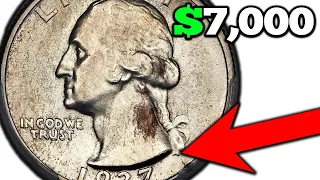 RARE Double Die Quarters Worth Money 1937 Washington Quarter Values