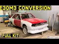 Test fitting our e30 m3 conversion kit