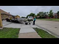 TRAX TX6000 trailer dolly in action