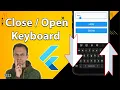 Flutter Tutorial - Keyboard Programmatically TextField Focus Unfocus Autofocus