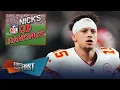 Patrick Mahomes Joe Burrow Trevor Lawrence headline Nick s QB rankings NFL FIRST THINGS FIRST