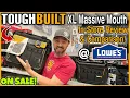LOWE S Toughbuilt XL Massive Mouth Tool Bag In-Store Review Comparison Best Rolling Tool Bag